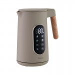 Primo PRCK-40496 Βραστήρας 1.7lt Digital Cool Touch Wooden/Γκρί 2200W