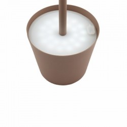 AddLiving 3235 Χάλκινο μεταλλικό φωτιστικό LED επιτραπέζιο και επαναφορτιζόμενο 36cm με IP44 και ρύθμιση φωτεινότητας 2800Κ-4500Κ-6000Κ