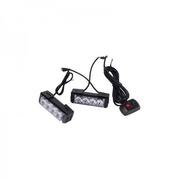 LED Strobe φώτα μπλε 12V