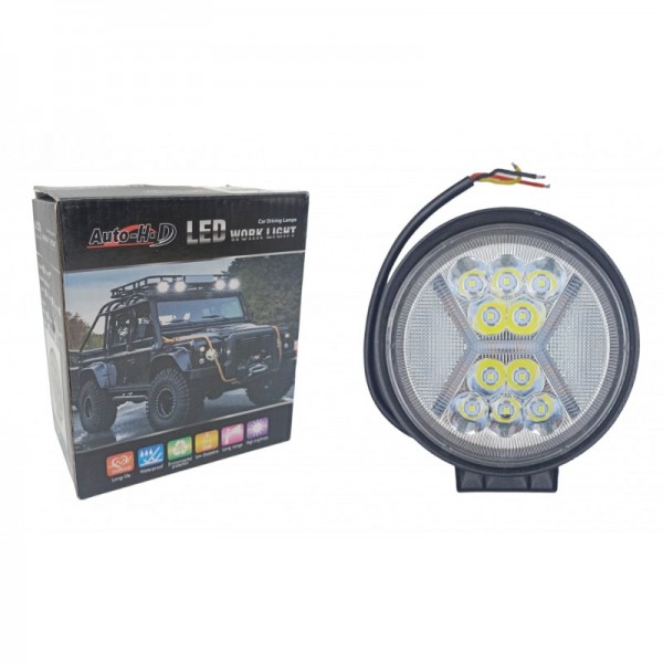 LED Προβολέας στρογγυλός 27W