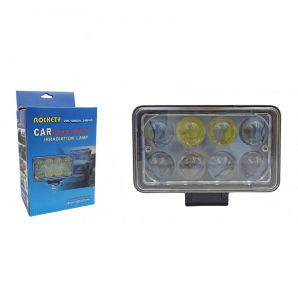 LED Προβολέας 24W 4D