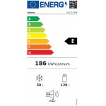 United UCX-3170M Ψυγειοκαταψύκτης Inox Look Υ152xΠ45xΒ54εκ