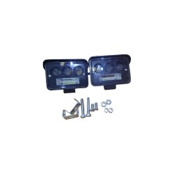 LED Προβολείς εργασίας 2τμχ 72W 
