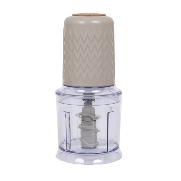 Primo PRFC-40448 Πολυκόπτης με 3πλό Μαχαίρι 500W 700ml Γκρι-Wooden