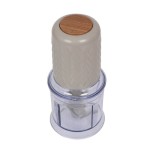 Primo PRFC-40448 Πολυκόπτης με 3πλό Μαχαίρι 500W 700ml Γκρι-Wooden