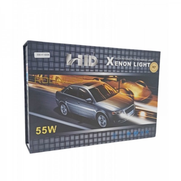 Πλήρες κιτ XENON HID 55W/H7/6000K Πλήρες κιτ XENON HID 55W/H7/6000K