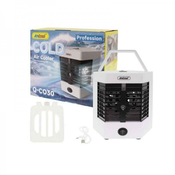 Andowl Φορητό mini air cooler υγραντήρας με 2 λειτουργίες Q-C030