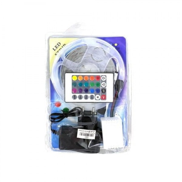 Σετ Ταινία LED 5M RGB Λεντοταινία με ασύρματο χειριστήριο IP65 2835 Σετ Ταινία LED 5M RGB Λεντοταινία με ασύρματο χειριστήριο IP65 2835