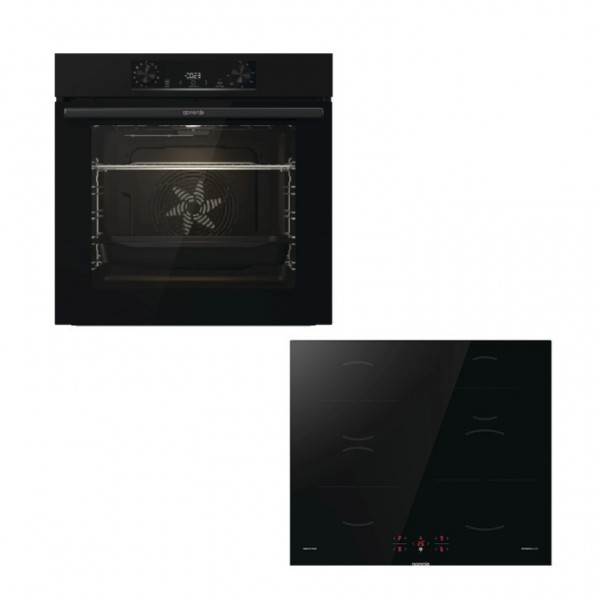Σετ Gorenje Φούρνος Πυρολυτικός BOP6737E02BK + Επαγωγική Εστία GI601FMC