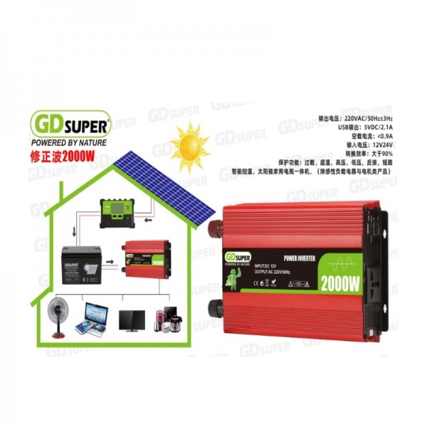 Power inverter 12V/2000W