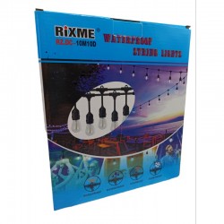 Γιρλάντα εξωτερικού χώρου 10m με 10 ντουί Ε27