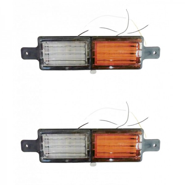 Ζευγάρι φανάρια LED 12-24V