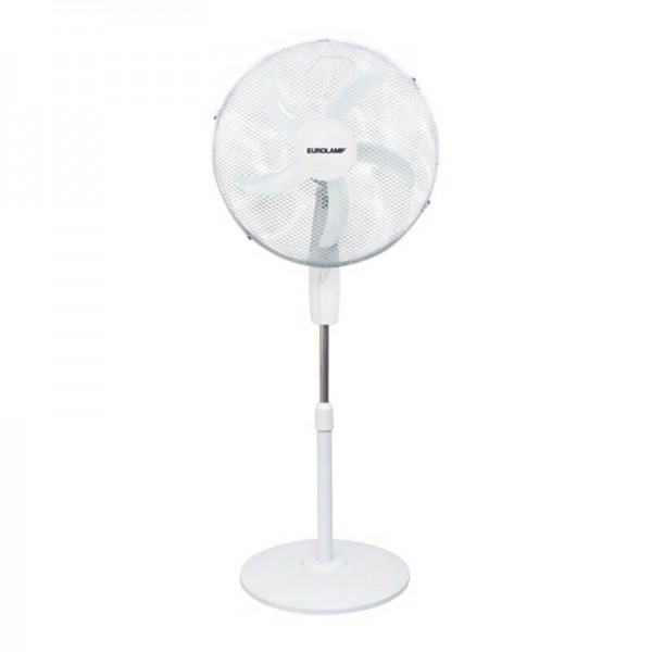 Eurolamp 300-20015 Ανεμιστήρας με Ορθοστάτη Φ50 Λευκός 60W