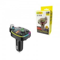 Andowl Πομπός αυτοκινήτου φορτιστής FM Transmitter Q-C71