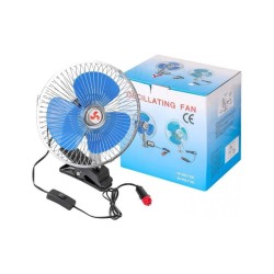 Ανεμιστήρας Αυτοκινήτου 10″ με Κλιπ – 12V Περιστρεφόμενος