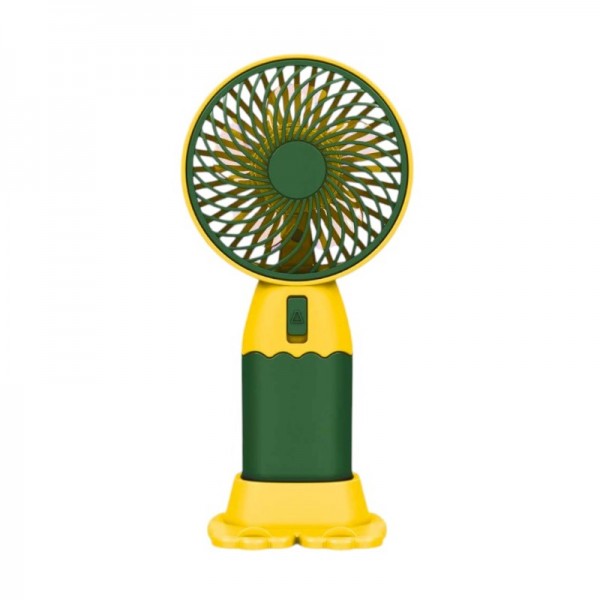 Επαναφορτιζόμενος  ανεμιστήρας mini - 0808-1 - 033121 - Yellow/Green