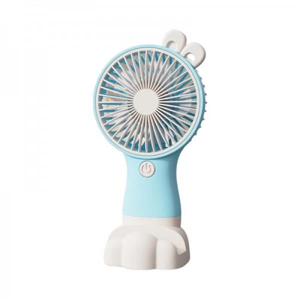 Επαναφορτιζόμενος  ανεμιστήρας mini - 0808-6 - 033114 - Blue