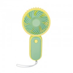 Επαναφορτιζόμενος  ανεμιστήρας mini - HQ66-19 - 032186 - Yellow/Green