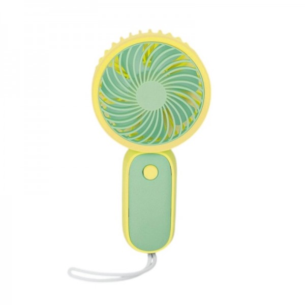 Επαναφορτιζόμενος  ανεμιστήρας mini - HQ66-19 - 032186 - Yellow/Green