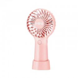 Επαναφορτιζόμενος  ανεμιστήρας mini - 677-38B - 038003 - Pink