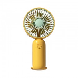 Επαναφορτιζόμενος  ανεμιστήρας mini - CS1388 - 030809 - Yellow