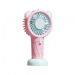 Επαναφορτιζόμενος  ανεμιστήρας mini - CS1363-5 - 030908 - Pink