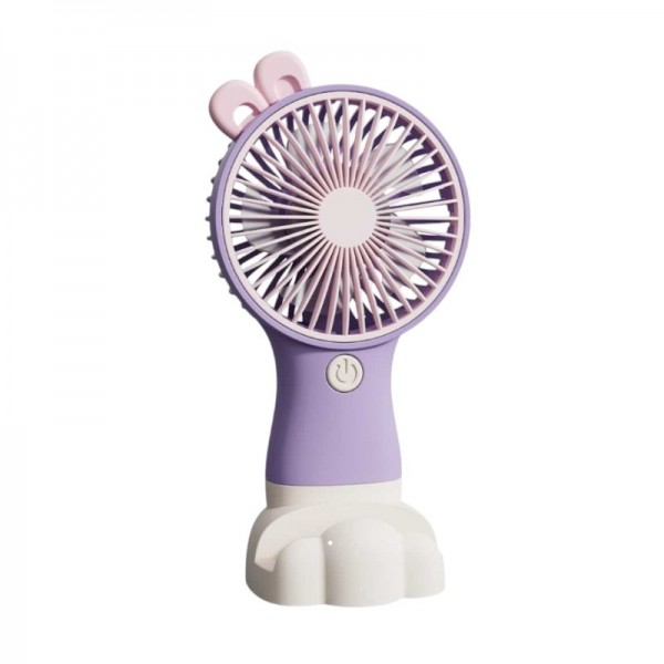 Επαναφορτιζόμενος  ανεμιστήρας mini - 0808-6 - 033114 - Purple