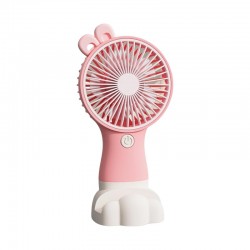 Επαναφορτιζόμενος  ανεμιστήρας mini - 0808-6 - 033114 - Pink
