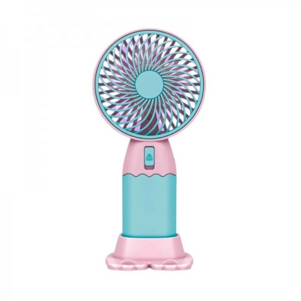 Επαναφορτιζόμενος  ανεμιστήρας mini - 0808-1 - 033121 - Pink/Blue