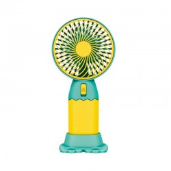 Επαναφορτιζόμενος  ανεμιστήρας mini - 0808-1 - 033121 - Blue/Yellow