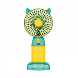 Επαναφορτιζόμενος  ανεμιστήρας mini - 0808-2 - 033138 - Yellow/Green