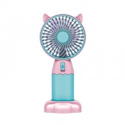 Επαναφορτιζόμενος  ανεμιστήρας mini - 0808-2 - 033138 - Pink