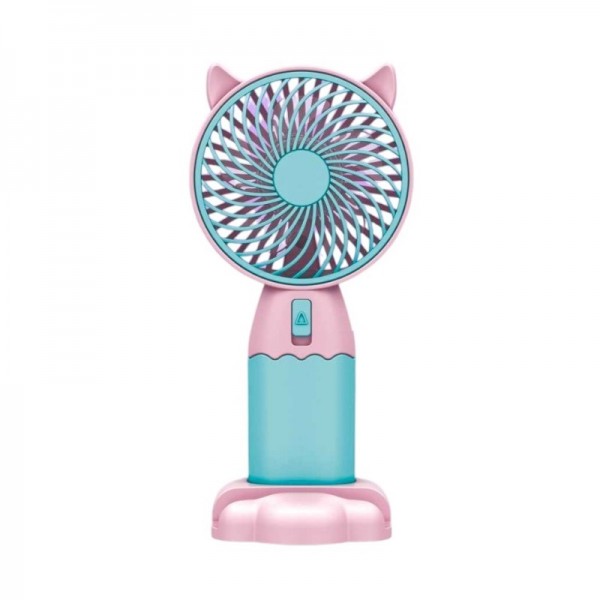 Επαναφορτιζόμενος  ανεμιστήρας mini - 0808-2 - 033138 - Pink