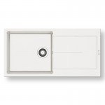 Pyramis Ithaka Plus 100x50 1B 1D Γρανιτένιος Νεροχύτης Αντιστρεφόμενος Pyragranite Snow