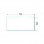 Pyramis Ithaka Plus 100x50 1B 1D Γρανιτένιος Νεροχύτης Αντιστρεφόμενος Pyragranite Dark Beige
