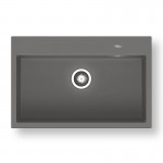 Pyramis Ithaka 78x51 1B Γρανιτένιος Νεροχύτης Pyragranite Iron Grey