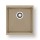 Pyramis Ithaka 40x40 1B Γρανιτένιος Νεροχύτης Pyragranite Dark Beige