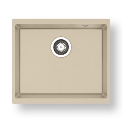 Pyramis Ithaka 50x40 1B Γρανιτένιος Νεροχύτης Pyragranite Ivory
