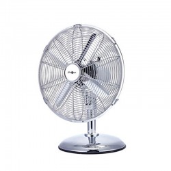 Primo PRTF-80579 Επιτραπέζιος Ανεμιστήρας Μεταλλικός 30cm Χρώμιο