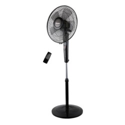 Primo PRSF-80505 40cm Ανεμιστήρας Ορθοστάτης Μαύρος με Τηλεχειριστήριο