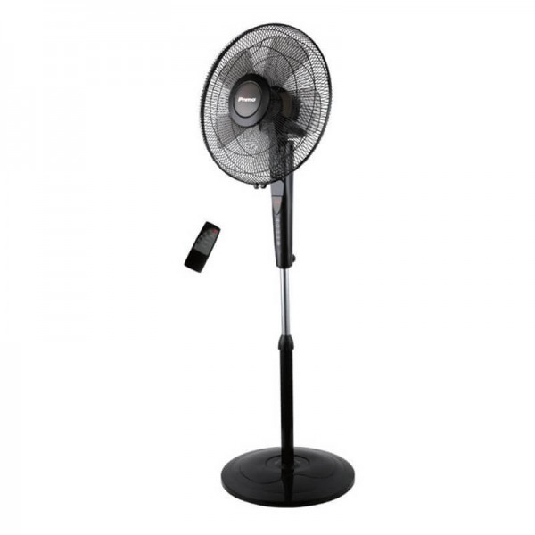 Primo PRSF-80505 40cm Ανεμιστήρας Ορθοστάτης Μαύρος με Τηλεχειριστήριο