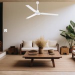 Primo PRCF-80637 140cm Βιομηχανικός Ανεμιστήρας Οροφής Λευκός