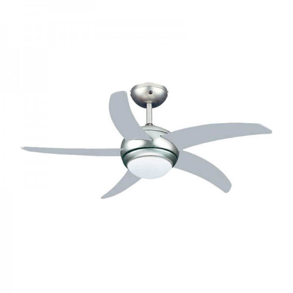 Primo PRCF-80425 110cm Ανεμιστήρας Οροφής Ασημί με Τηλεχειριστήριο