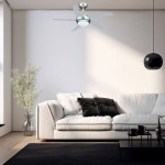 Primo PRCF-80425 110cm Ανεμιστήρας Οροφής Ασημί με Τηλεχειριστήριο