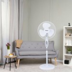 Primo PRSF-80644 Ανεμιστήρας Ορθοστάτης 40cm Λευκό