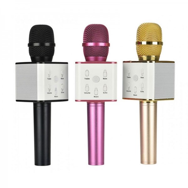 Ασύρματο bluetooth μικρόφωνο & ηχείο HT-Q7 μαύρο