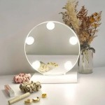 Καθρέφτης μακιγιάζ με 5 λάμπες LED