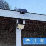 Ηλιακός προβολέας LED ψυχρό λευκό με αισθητήρα κίνησης & τηλεχειριστήριο WL-2501B