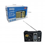 JINQI Ραδιόφωνο Ρετρό FM/MW/SW με Κεραία & AC/DC Λειτουργία J-2009LW