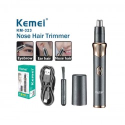 Kemei Κουρευτική Μηχανή Μύτης – Ξυριστική Μηχανή Προσώπου Επαναφορτιζόμενη KM-323